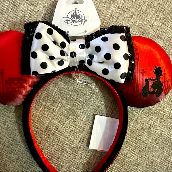 NWT Disney Parks Minnie France Ear Headband - Picture 3 of 9
